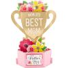 Hallmark Paper Wonder Pop Up Father’s Day Card (World’s Best Dad Trophy) or Birthday Card for Dad(World’s Best Mom)