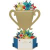 Hallmark Paper Wonder Pop Up Father’s Day Card (World’s Best Dad Trophy) or Birthday Card for Dad(You’re the Best)