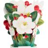 Hallmark Paper Wonder Pop Up Holiday Card (Magnolia Displayable Bouquet)(Magnolia Bouquet)