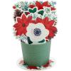 Hallmark Paper Wonder Pop Up Holiday Card (Magnolia Displayable Bouquet)(Poinsettia Bouquet)