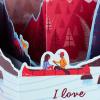 Hallmark Paper Wonder Pop Up Valentines Day Card for Husband, Wife, Boyfriend, Girlfriend (Mountain Lake)(Mountain Lake Canoe Pop Up)