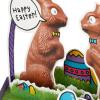 Hallmark Paper Wonder Shoebox Funny Easter Pop-Up Card (Chocolate Bunnies) for Kids, Friends, Family(Chocolate Bunnies)