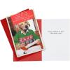 Hallmark Paper Wonder Shoebox Funny Pop Up Christmas Card (Butt Cracker)(Funny Donut  Dog  Fish Card Pack)