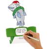 Hallmark Paper Wonder Shoebox Funny Pop Up Christmas Card (Christmas Cod Fish)(Christmas Cod  Funny Pop Up Card)