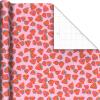 Hallmark Pastel Wrapping Paper Rolls – Pink, Purple, Blue, Green, Yellow, Orange Gift Wrap Paper (Set of 3 Rolls: 75 sq. ft. ttl.) for Birthday, Baby Shower, Easter, Any Occasion(Donuts and Strawberry)
