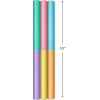 Hallmark Pastel Wrapping Paper Rolls – Pink, Purple, Blue, Green, Yellow, Orange Gift Wrap Paper (Set of 3 Rolls: 75 sq. ft. ttl.) for Birthday, Baby Shower, Easter, Any Occasion(Pastel Colorblock)