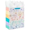 Hallmark Peanuts 13″ Large Gift Bag with Tissue Paper (Snoopy, Charlie Brown, Linus, Lucy) for Birthdays, Christmas, Fans(Rainbow Snoopy)