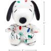 Hallmark Peanuts Snoopy Plush Toy (Spring Butterfly) Easter Gift for Kids, Fans, Collectors(Christmas Lights Snoopy)