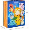 Hallmark Pokémon Wrapping Paper Rolls – Pikachu, Charmander, Bulbasaur Gift Wrap Paper (Set of 3 Rolls: 60 sq. ft. ttl.) for Birthday, Kids Parties, Gamers, Christmas Presents(Gift Bags)