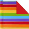 Hallmark Rainbow Wrapping Paper Rolls for Graduation, Birthday, Wedding, All Occasion – Colorful Striped Gift Wrap Paper (Set of 3 Reversible Rolls: 75 sq. ft. ttl.)(Rainbow Stripes)