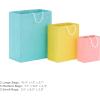 Hallmark Recyclable Gift Bag Assortment (8 Bags: 3 Small 6″, 3 Medium 9″, 2 Large 13″) Pastel Blue, Pink, Yellow, Purple, Orange, Green for Birthdays, Easter, Baby Gifts, Bridal Showers(Pastel Assortment)