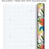 Hallmark Recycled Wrapping Paper with Cutlines on Reverse (3 Rolls: 60 Sq. Ft. Ttl) Modern Florals, Abstract Leaves, for Birthdays, Bridal Showers, Easter(Floral  Black and White  Leaves)