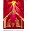 Hallmark Religious Christmas Boxed Cards, Nativity Scene (16 Christmas Cards and 17 Envelopes)(Nativity Scene)