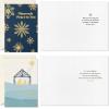 Hallmark Religious Christmas Card Assortment, Heavenly Peace (36 Cards and Envelopes) Dusty Blue and Gold Foil(Dusty Blue & Gold Foil)