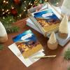 Hallmark Religious Christmas Card Assortment, Heavenly Peace (36 Cards and Envelopes) Dusty Blue and Gold Foil(Thomas Kinkade)