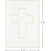 Hallmark Religious Easter Cards, Gold Cross (20 Blank Cards with Envelopes) for Confirmations, Baptisms, Weddings, Clergy Appreciation