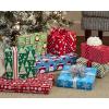 Hallmark Reversible Quad Pack Wrapping Paper (Santa & Trees, 4 Gift Wrap Rolls)(Santa and Trees)