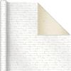 Hallmark Reversible White and Gold Wrapping Paper – Bulk (2 Jumbo Rolls: 160 sq. ft. ttl) Share the Joy, Cheer, Merry, Love, Stripes, Dots, Snowflakes for Christmas Hanukkah, Weddings, Graduations