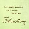 Hallmark Romantic Father’s Day Card for Husband (Sweet and Good Man) (529FFW9512)(Sweet and Good Man)