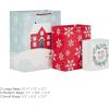 Hallmark Rustic Christmas Gift Bag Assortment (8 Bags: 3 Small 6″, 3 Medium 9″, 2 Large 13″) Gray, White and Red, Farmhouse, Snowman, Snowflakes, Merry and Bright Wreath(Red  White and Gray  Farmhouse  Snowflakes)
