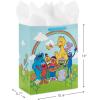 Hallmark Sesame Street 13″ Large Gift Bag with Tissue Paper (Big Bird, Elmo, Grover, Cookie Monster) for Birthdays, Christmas, Back to School(Sesame Street)