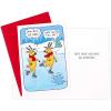 Hallmark Shoebox Funny Boxed Christmas Cards Assortment, Festive Cartoons (4 Designs, 24 Cards with Envelopes)(Funny and Basic  Humor Card Assortment)