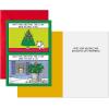 Hallmark Shoebox Funny Christmas Cards Pack, Dogs and Cats (6 Holiday Cards with Envelopes)(Dogs and Cats  Pack of Funny Holiday Cards)