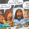 Hallmark Shoebox Pack of Funny Easter Cards, Last Supper (6 Cards with Envelopes)(Last Supper  6 Funny Cards with Envelopes)