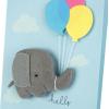 Hallmark Signature Baby Shower Card for Boy (Elephant with Balloon) Welcome New Baby Boy, Congratulations