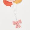 Hallmark Signature Baby Shower Card for Girl (Balloons) Welcome New Baby Girl, Congratulations(Balloons)
