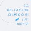 Hallmark Signature Father’s Day Card for Dad (Superman)(Blue red and White)
