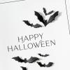 Hallmark Signature Halloween Card (Bats, Perfectly Unsettling)