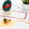 Hallmark Signature Paper Wonder Pop Up Christmas Card (Classic Wreath)(Classic Wreath Pop Up)