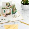 Hallmark Signature Paper Wonder Pop Up Christmas Card (Fireplace Scene)