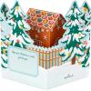 Hallmark Signature Paper Wonder Pop Up Christmas Card (Gingerbread)(Gingerbread House Scene Pop Up)