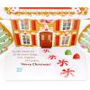 Hallmark Signature Paper Wonder Pop Up Christmas Card (Gingerbread)(Gingerbread Pop Up  Plays Music and Lights Up)