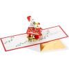 Hallmark Signature Paper Wonder Pop Up Christmas Card (Peanuts, Snoopy’s Dog House)(Snoopy)