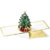 Hallmark Signature Paper Wonder Pop Up Christmas Card (Santa and His Reindeer)(Christmas Tree Pop Up)