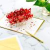 Hallmark Signature Paper Wonder Pop Up Valentines Day, Anniversary , Love , Romantic Birthday Card (Cherry Blossom Tree)(Red)