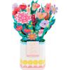 Hallmark Signature Paper Wonder Pop-Up Graduation Card (Class of 2025) for College, High School, Masters(Just for You Flower Bouquet)