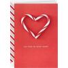 Hallmark Signature Romantic Christmas Card for Husband, Wife, Boyfriend, Girlfriend (Love You More)(Candy Cane Heart)