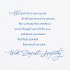 Hallmark Signature Sympathy Card (Many Thoughts and Prayers)(Forever Remembered)