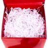 Hallmark Small Gift Box with Bow and Shredded Paper Filll (Navy Blue Signature 4 inch Gift Box with Glitter) for Birthdays, Graduations, Anniversaries, Father’s Day, Christmas, Valentine’s Day, All Occasion(Red Glitter)