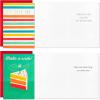 Hallmark Spiritual Birthday Card Assortment (36 Cards with Envelopes, 6 Designs) Blessed Birthday(Make a Wish)