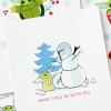 Hallmark Star Wars The Mandalorian Boxed Christmas Card Assortment (16 Cards and Envelopes) Grogu, Baby Yoda, Snowman(Star Wars)