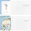 Hallmark Sympathy Cards Assortment, Painted Flowers (16 Assorted Thinking of You Cards with Envelopes)