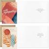 Hallmark Sympathy Cards Assortment, Painted Palms (16 Assorted Thinking of You Cards with Envelopes)