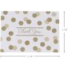 Hallmark Thank You Cards, Gold Foil and Glitter Dots (40 Thank You Notes with Envelopes for Wedding, Bridal Shower, Baby Shower, Graduation)