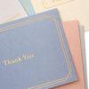 Hallmark Thank you Cards Assortment, Gold Foil Solids (24 Thank You Notes with Envelopes)