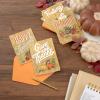 Hallmark Thanksgiving Cards Assortment, Rustic Wood Grain Designs (16 Assorted Cards with Envelopes)(Wood Grain Cards  16 Pack)